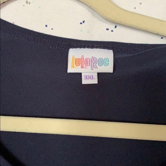 LuLa Roe navy top - Picture 2 of 6